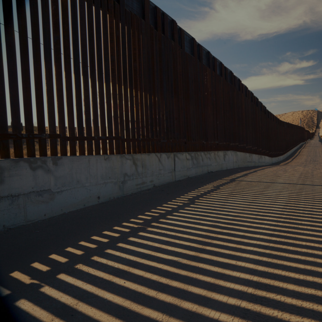 Image of U.S. border wall.