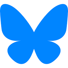 Bluesky logo.